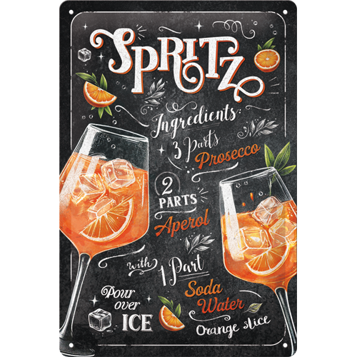 nostalgic-art-aperol-spritz-targa-in-metallo-20x30-cm image 1