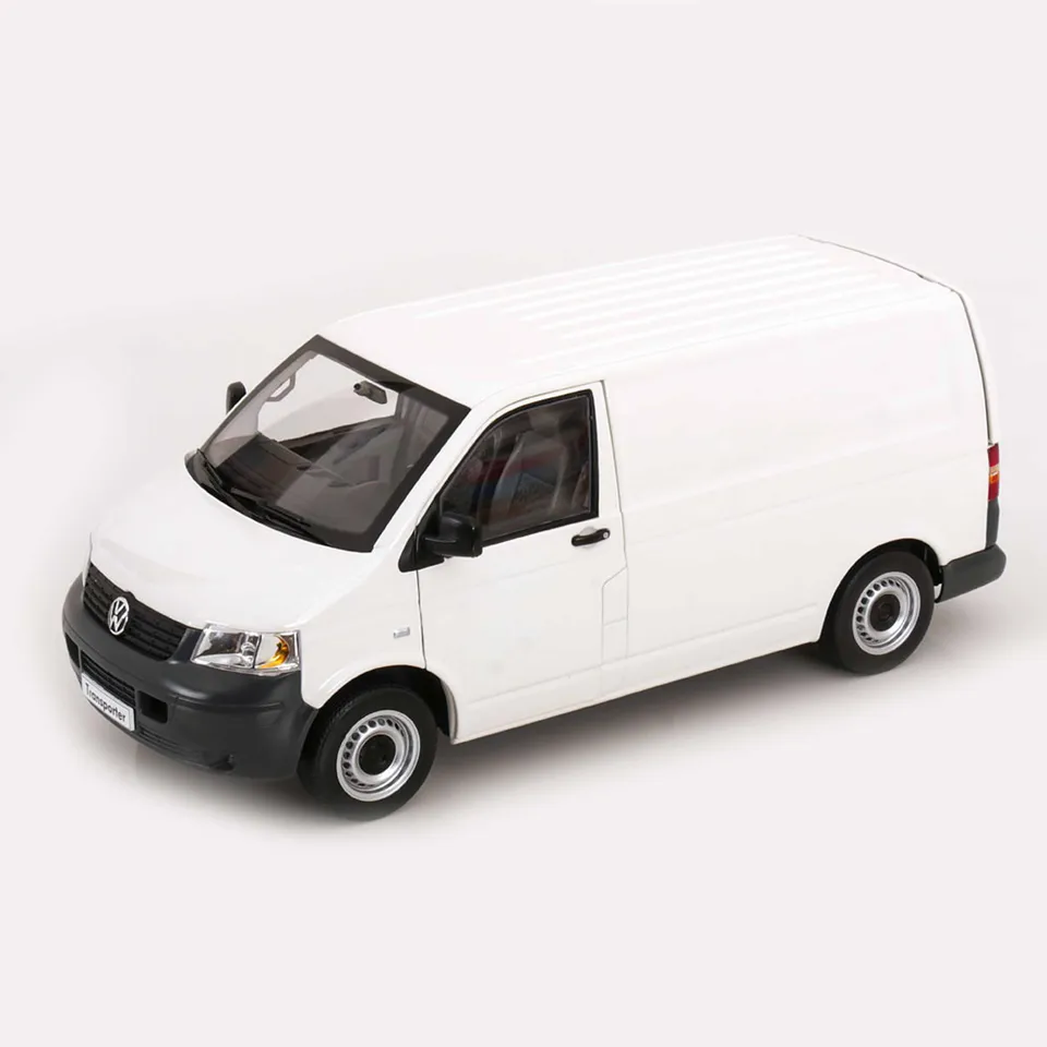 norev-vw-transporter-2003-blanc-gris-modellino-1-18 image 1