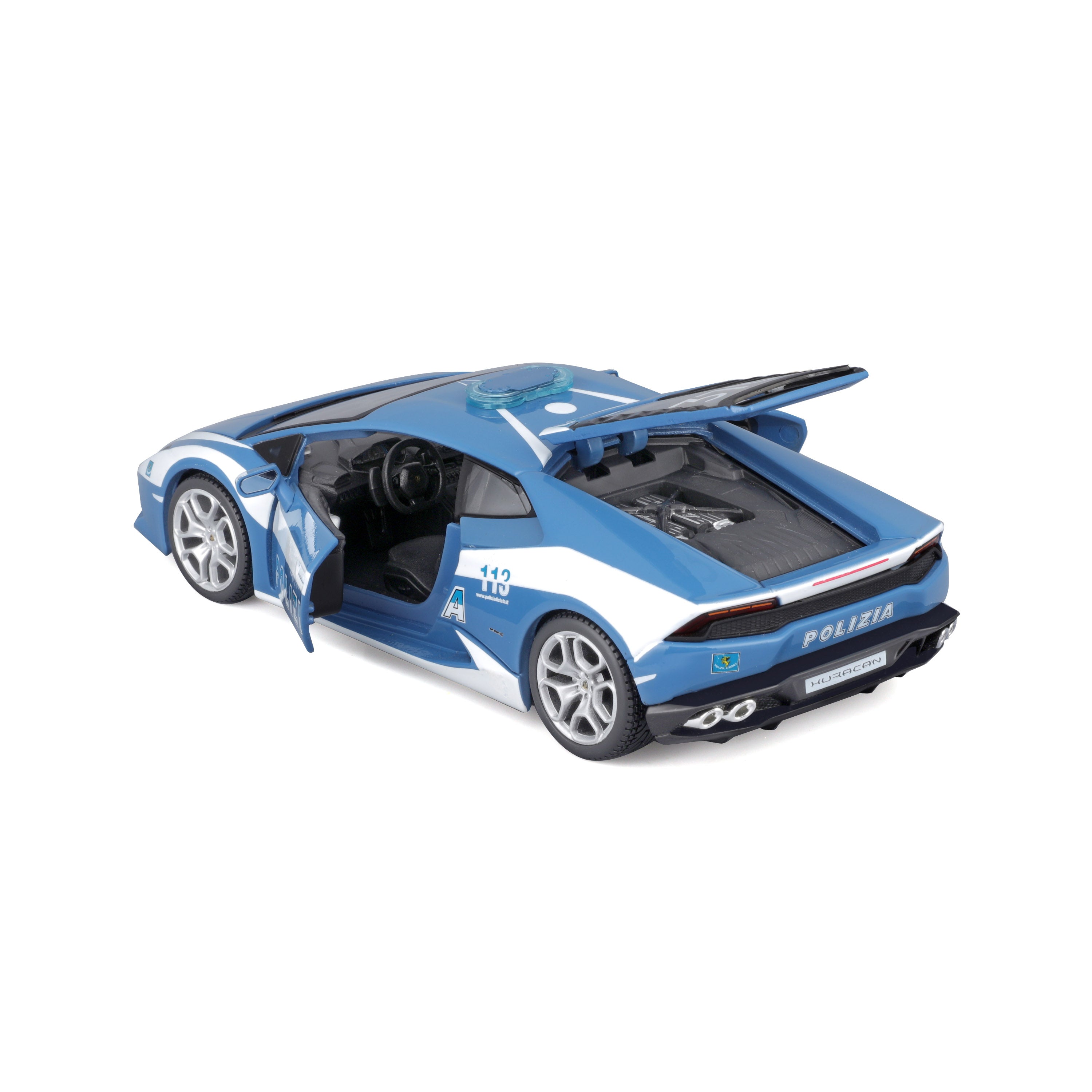 bburago-lamborghini-hurac-n-police-1-24-modellino-diecast image 5
