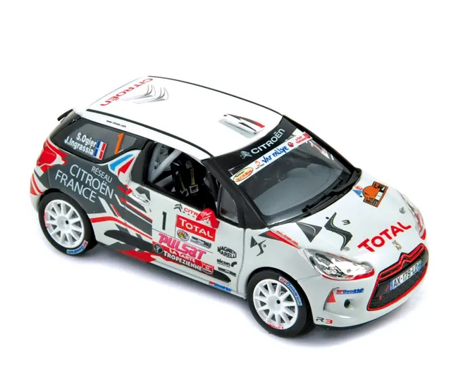 norev-citro-n-ds3-r3-2010-rally-var-ogier-ingrassia-modellino-auto-da-rally-1-43 image 1