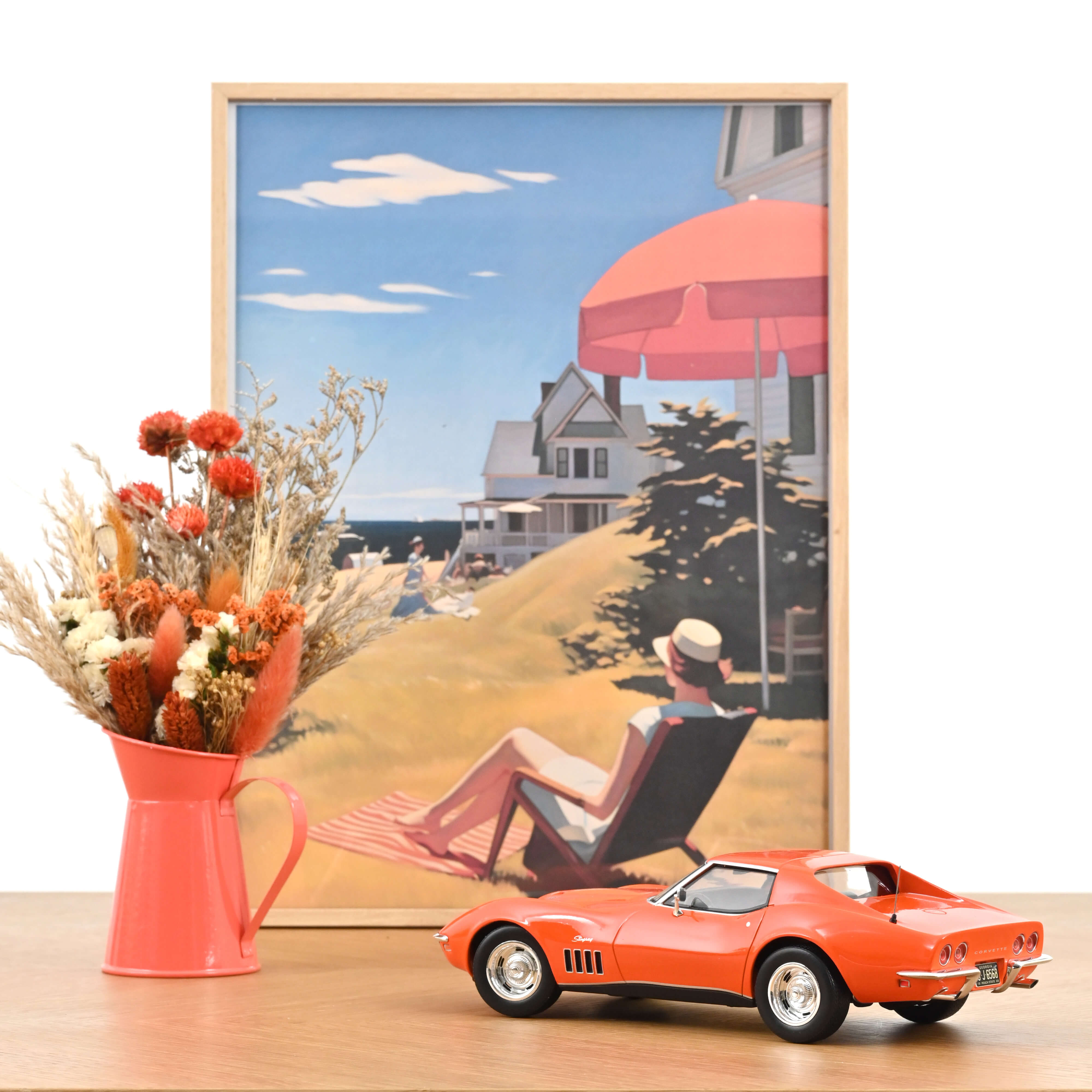 norev-chevrolet-corvette-c3-coupe-1969-orange-monaco-1-18-edizione-limitata-200p image 2