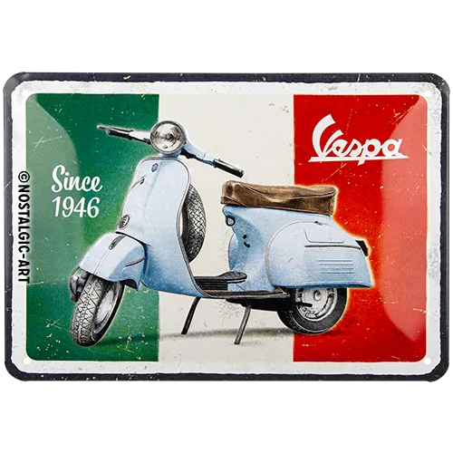 nostalgic-art-vespa-since-1946-targa-in-metallo-15x20-cm-2 image 1