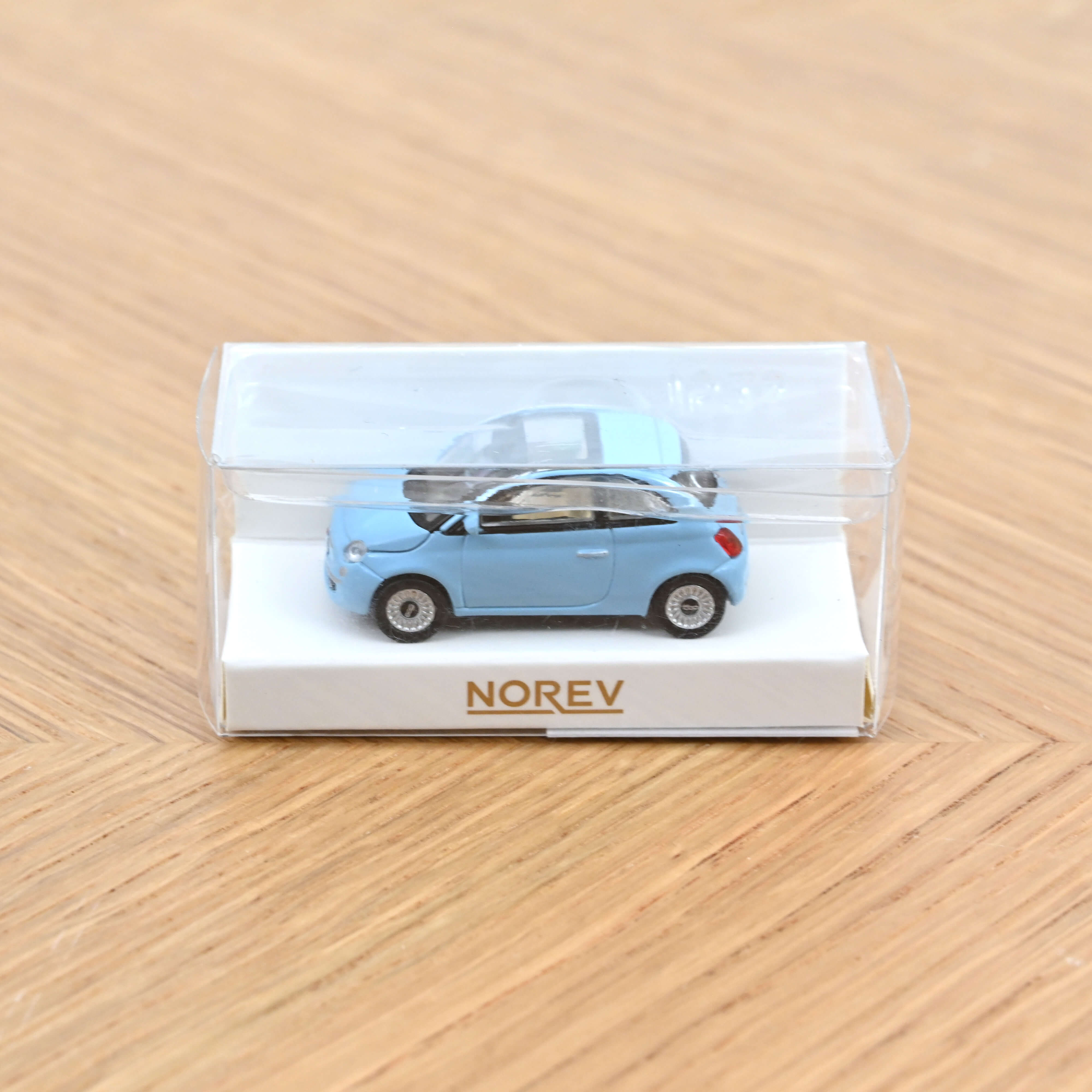 norev-fiat-500-2008-blu-modellino-1-87-in-plastica image 2