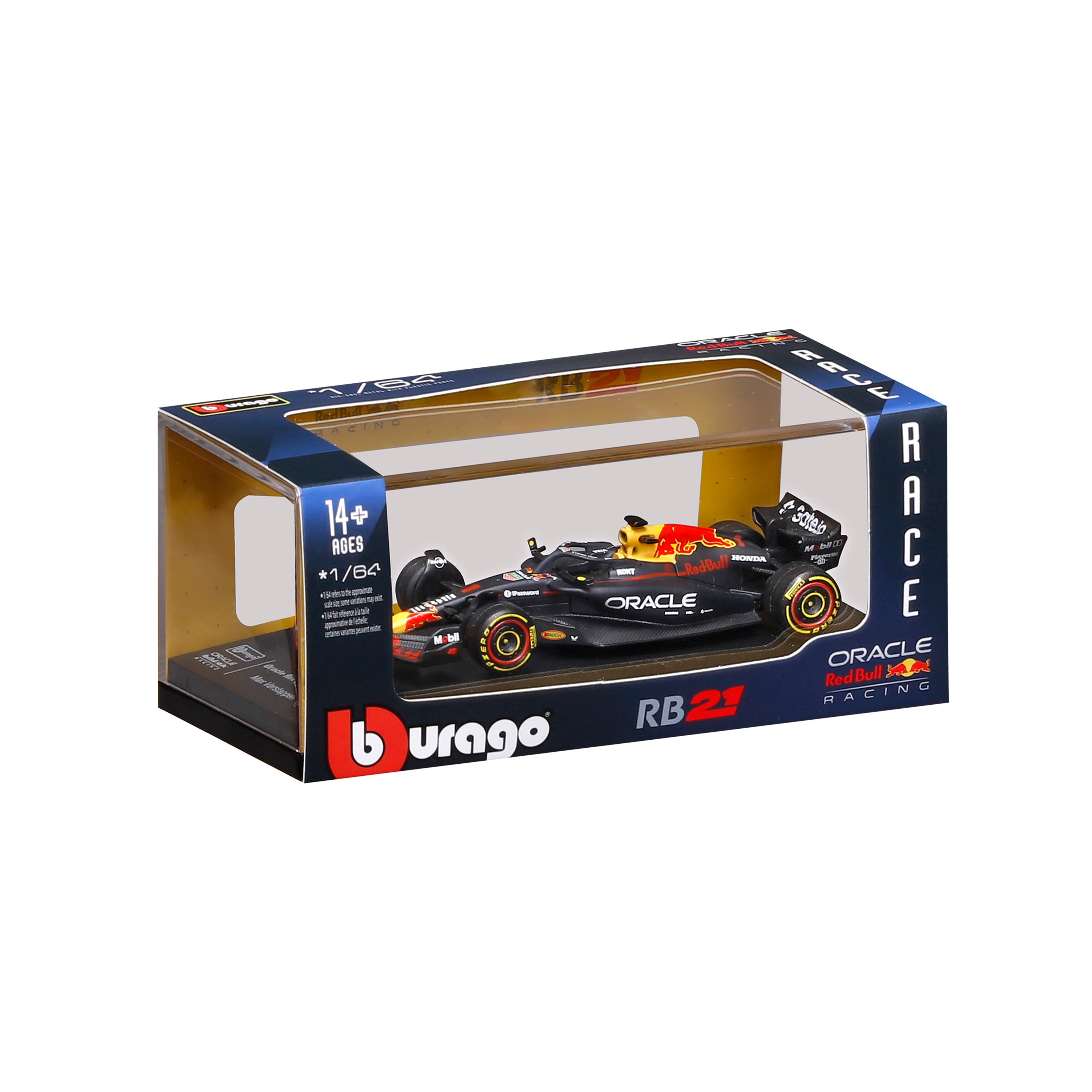bburago-red-bull-racing-rb21-1-verstappen-f1-2025-1-64-con-teca image 2