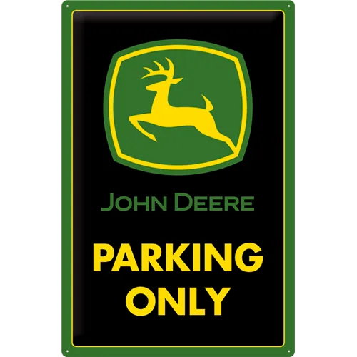 nostalgic-art-john-deere-parking-only-targa-in-metallo-40x60-cm-2 image 1