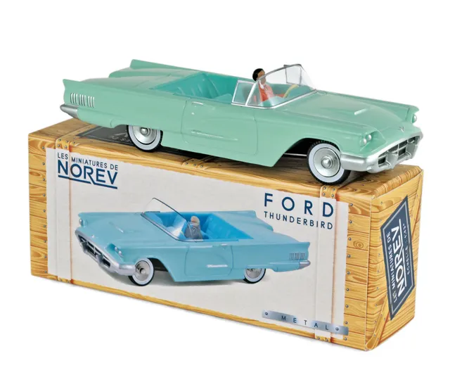 norev-ford-thunderbird-1960-green-adriatique-modellino-auto-1-43 image 1