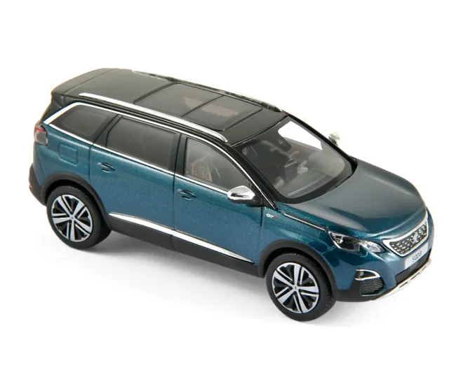 norev-peugeot-5008-gt-2016-emerald-crystal-blue-modellino-auto-1-43 image 1