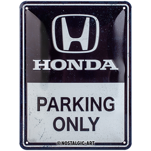 nostalgic-art-honda-am-parking-only-targa-in-metallo-15x20-cm image 1
