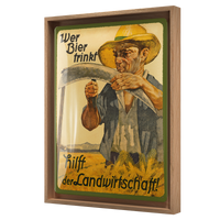 nostalgic-art-wer-bier-trinkt-hilft-der-landwirtschaft-targa-in-metallo-30x40-cm image 8