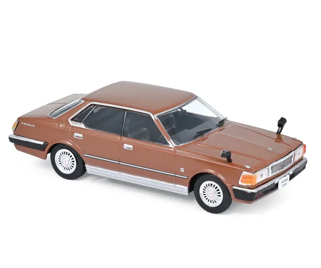 norev-nissan-cedric-430-1979-marrone-1-43-modellino-jdm-die-cast image 1