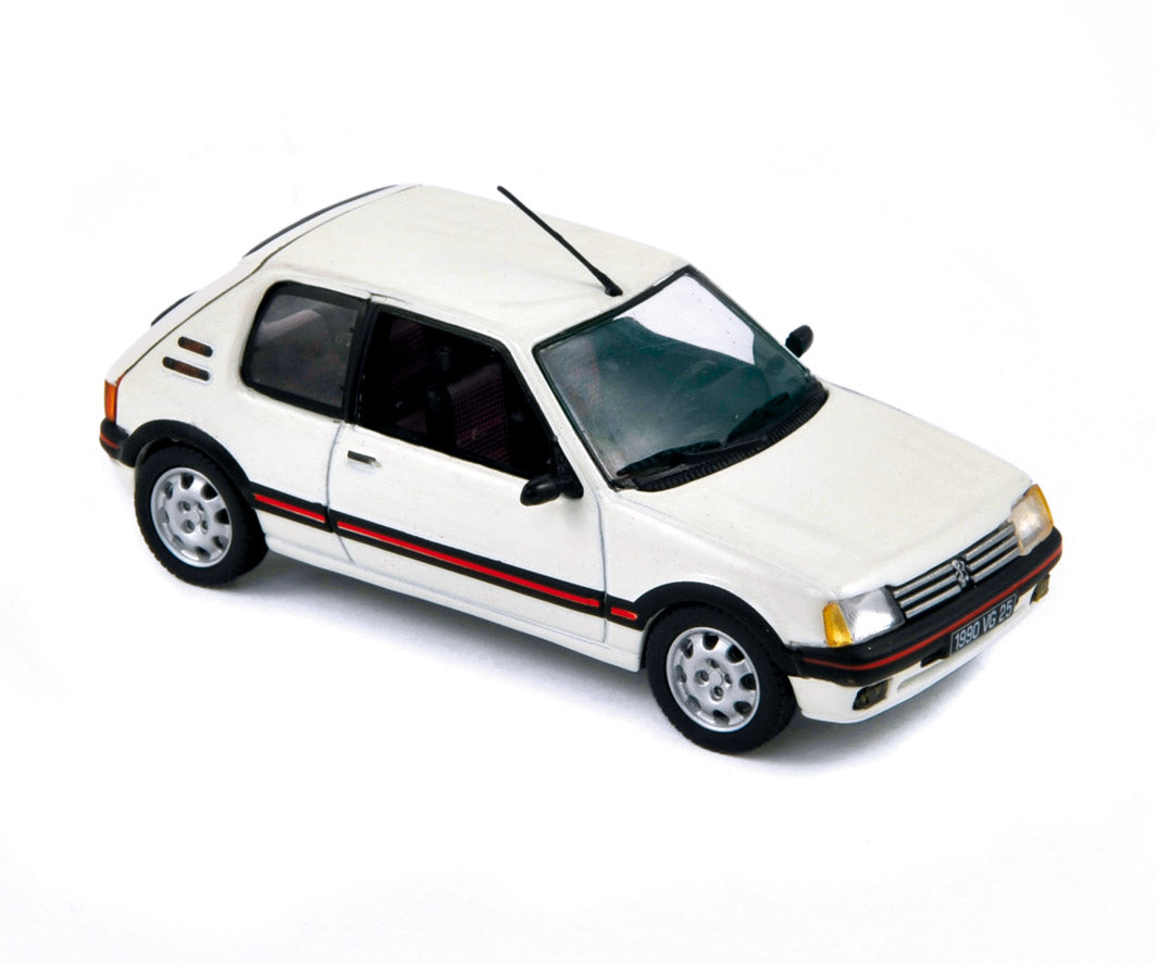 norev-peugeot-205-gti-1-9-1990-meije-white-1-43-sportiva-da-collezione image 1