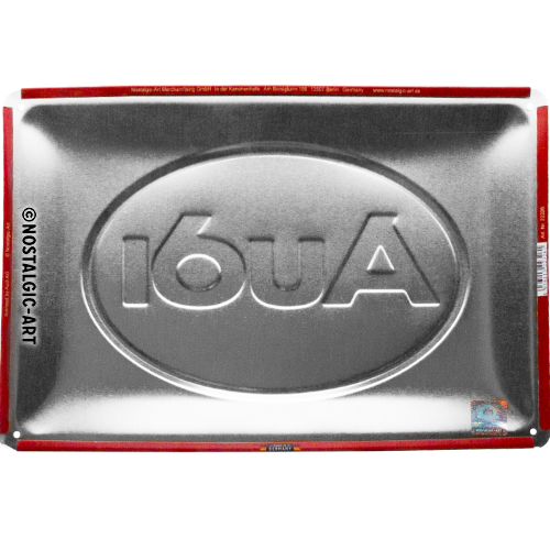 nostalgic-art-audi-logo-red-shine-targa-in-metallo-20x30-cm image 3