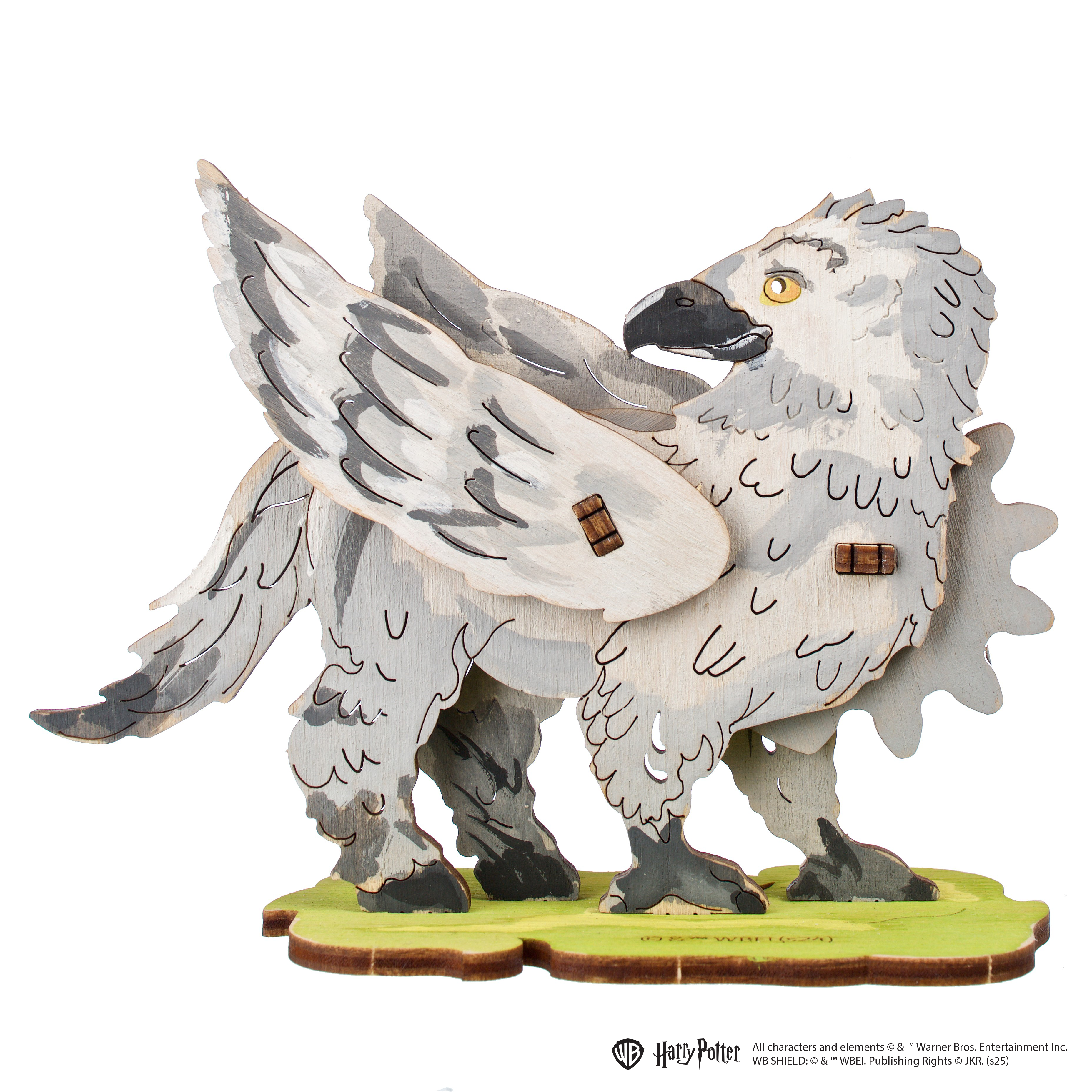 ugears-buckbeak-ippogrifo-modello-3d-in-legno-da-colorare-harry-potter image 2