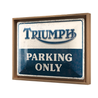 nostalgic-art-triumph-parking-only-targa-in-metallo-30x40-cm image 8