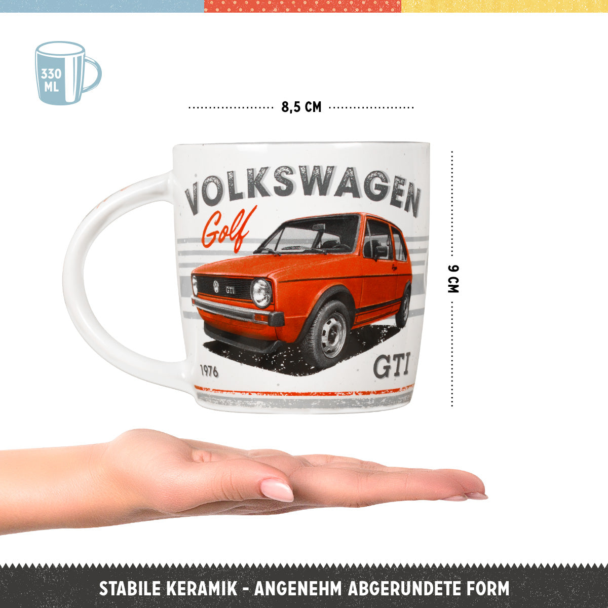 nostalgic-art-vw-golf-gti-1976-tazza-in-ceramica-330-ml image 3