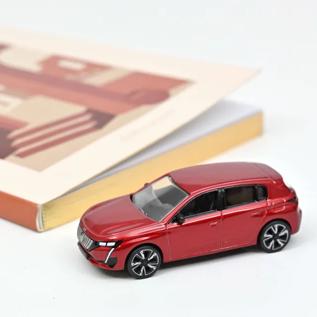 norev-peugeot-308-2021-modellino-auto-1-64-rosso-minijet image 1