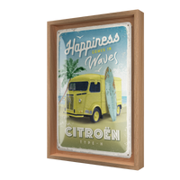 nostalgic-art-citroen-type-h-happiness-comes-in-waves-targa-metallo-20x30-cm image 7