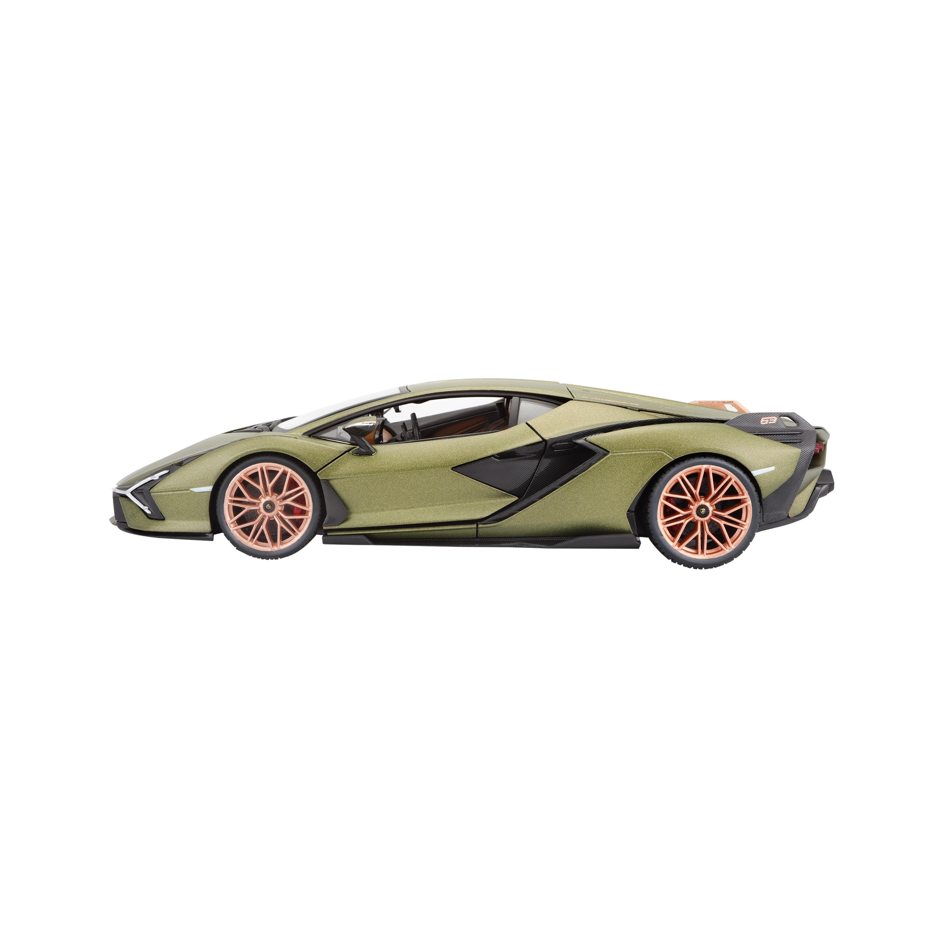 bburago-lamborghini-si-n-fkp-37-scala-1-18-verde-modellino-die-cast-signature-se image 6