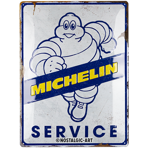 nostalgic-art-michelin-service-targa-in-metallo-30x40-cm-2 image 2