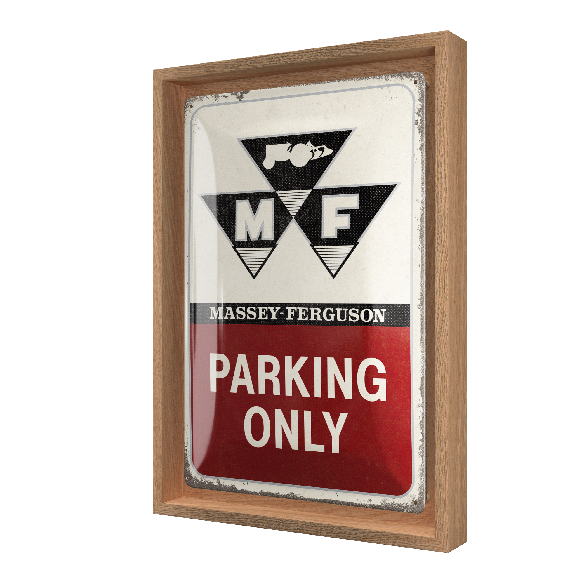 nostalgic-art-massey-ferguson-parking-only-cornice-n-frame-m-24x33-5-cm image 1