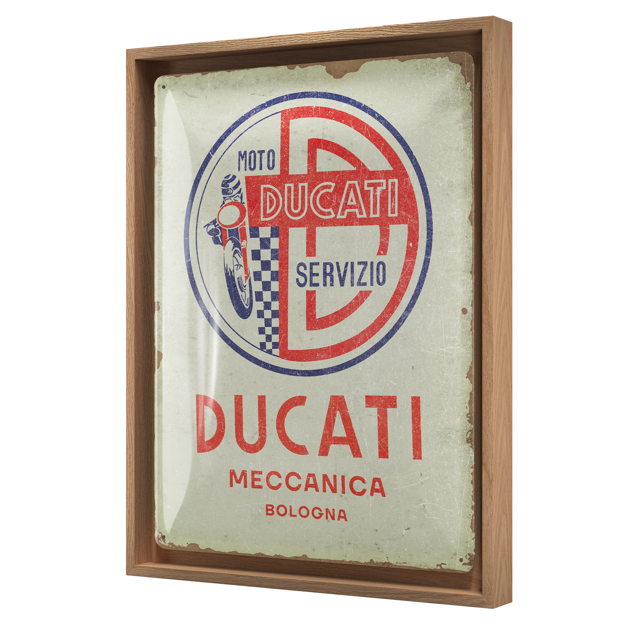 nostalgic-art-ducati-moto-servizio-meccanica-n-frame-l-edition-cornice-targa-33- image 1