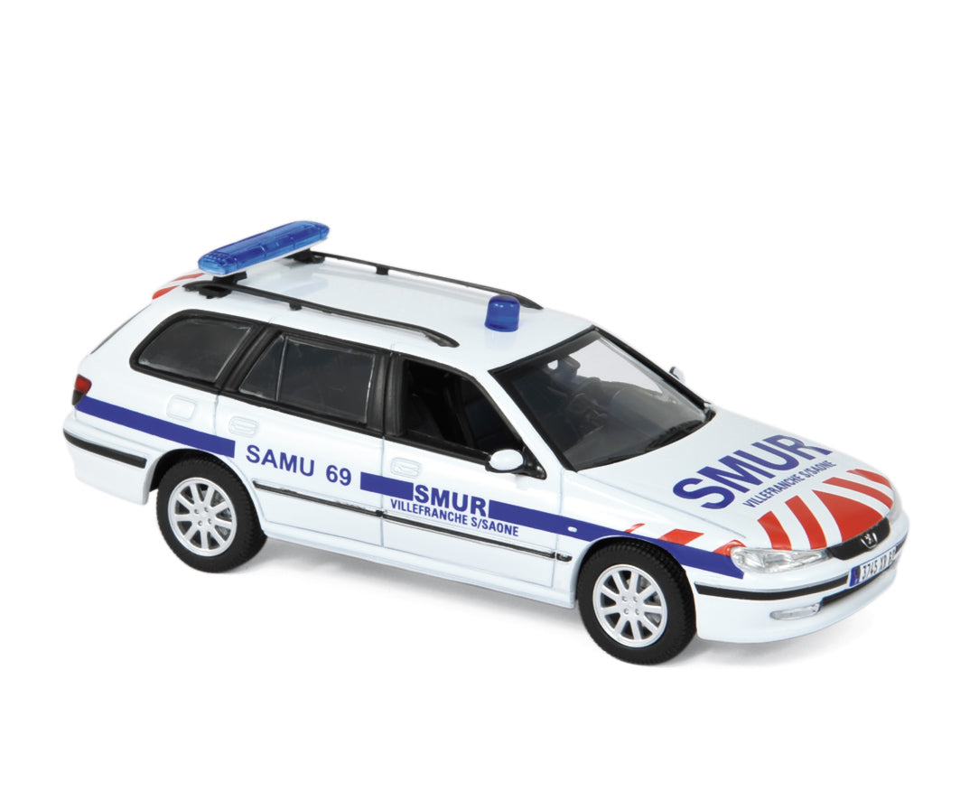 norev-peugeot-406-break-2003-smur-1-43-modellino-die-cast image 1