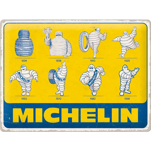 nostalgic-art-michelin-logo-evolution-targa-in-metallo-30x40-cm-2 image 1