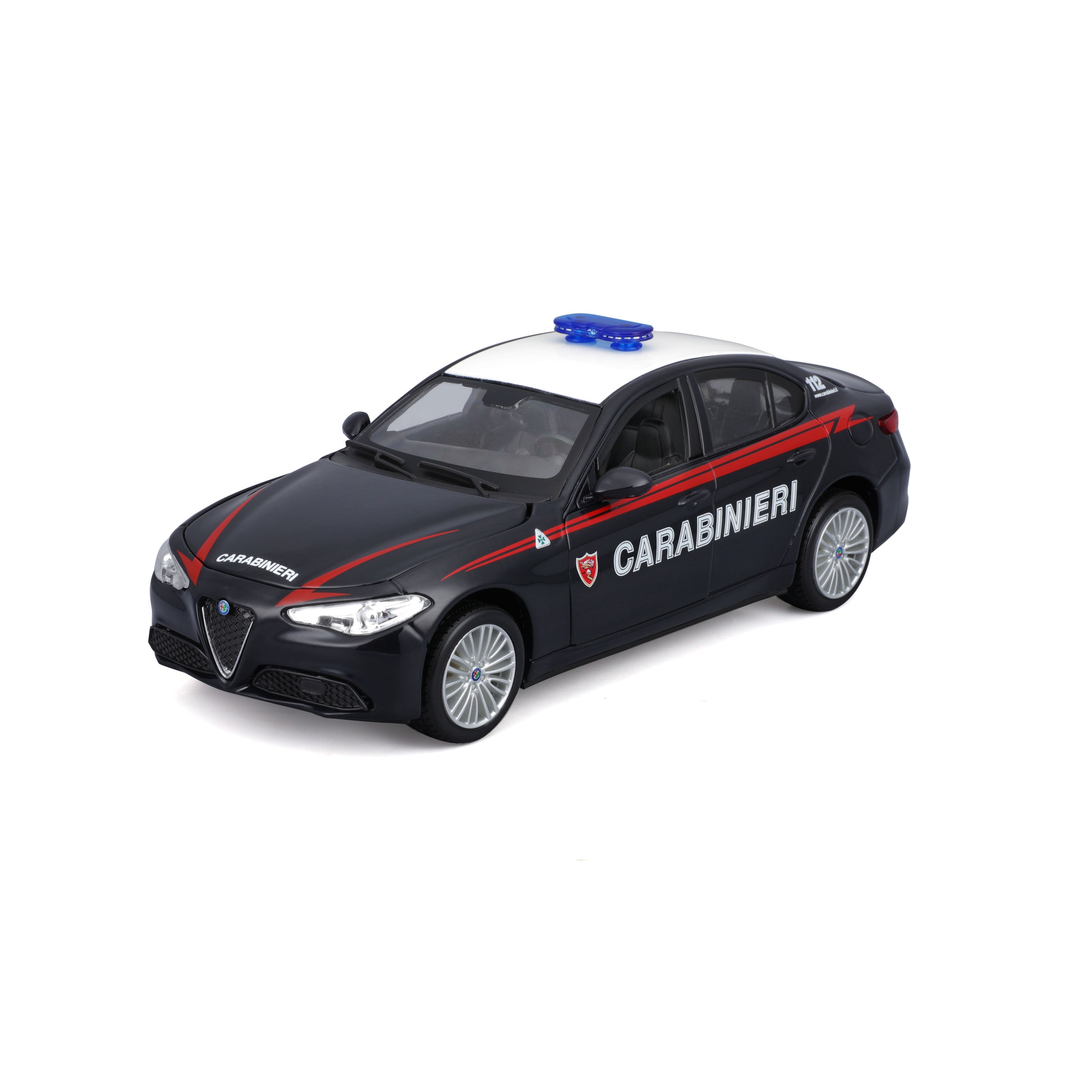 bburago-model-kit-alfa-romeo-giulia-carabinieri-1-24-36-pezzi image 2