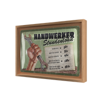 nostalgic-art-handwerker-stundenlohn-targa-in-metallo-20x30-cm image 8