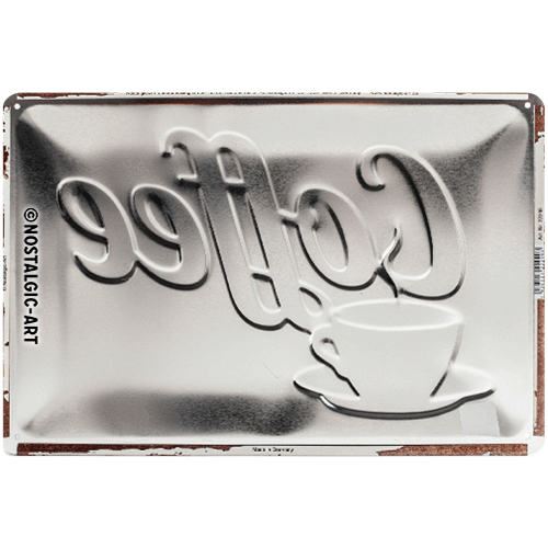 nostalgic-art-strong-coffee-served-here-targa-in-metallo-20x30-cm-2 image 3