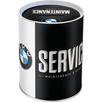 nostalgic-art-bmw-service-salvadanaio-in-metallo-1-litro-10x13-cm image 2