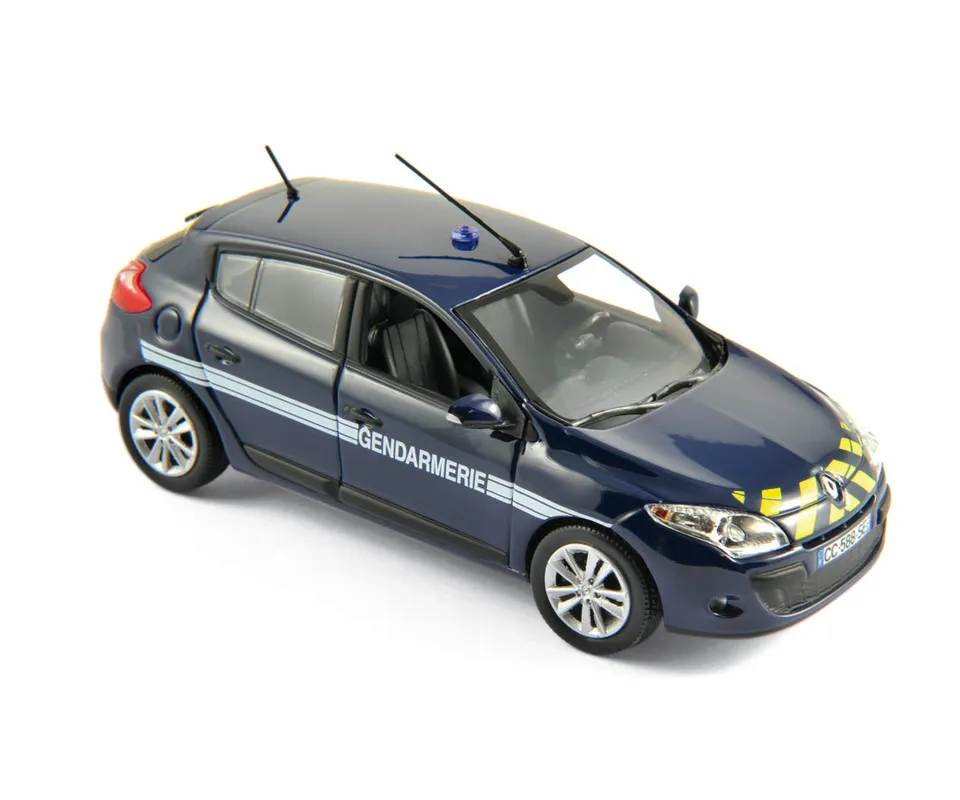 norev-renault-megane-2012-gendarmerie-1-43-modellino-die-cast image 1