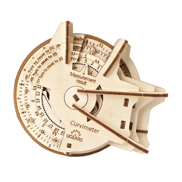 ugears-curvimeter-opisometro-meccanico-da-costruire image 1