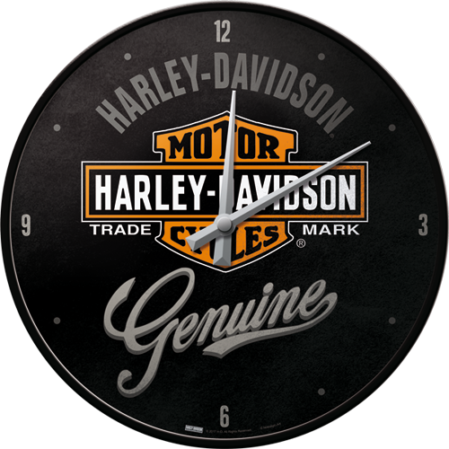 nostalgic-art-harley-davidson-genuine-orologio-da-parete-31-cm image 1