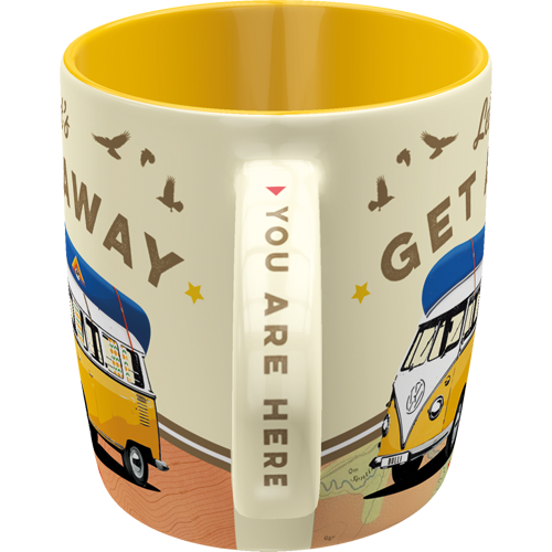 nostalgic-art-volkswagen-vw-bulli-let-s-get-away-tazza-in-ceramica-330-ml image 3