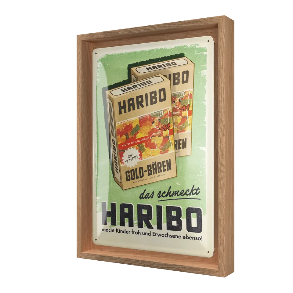 nostalgic-art-haribo-packung-n-frame-m-edition-cornice-in-legno-insegna-in-metal image 1