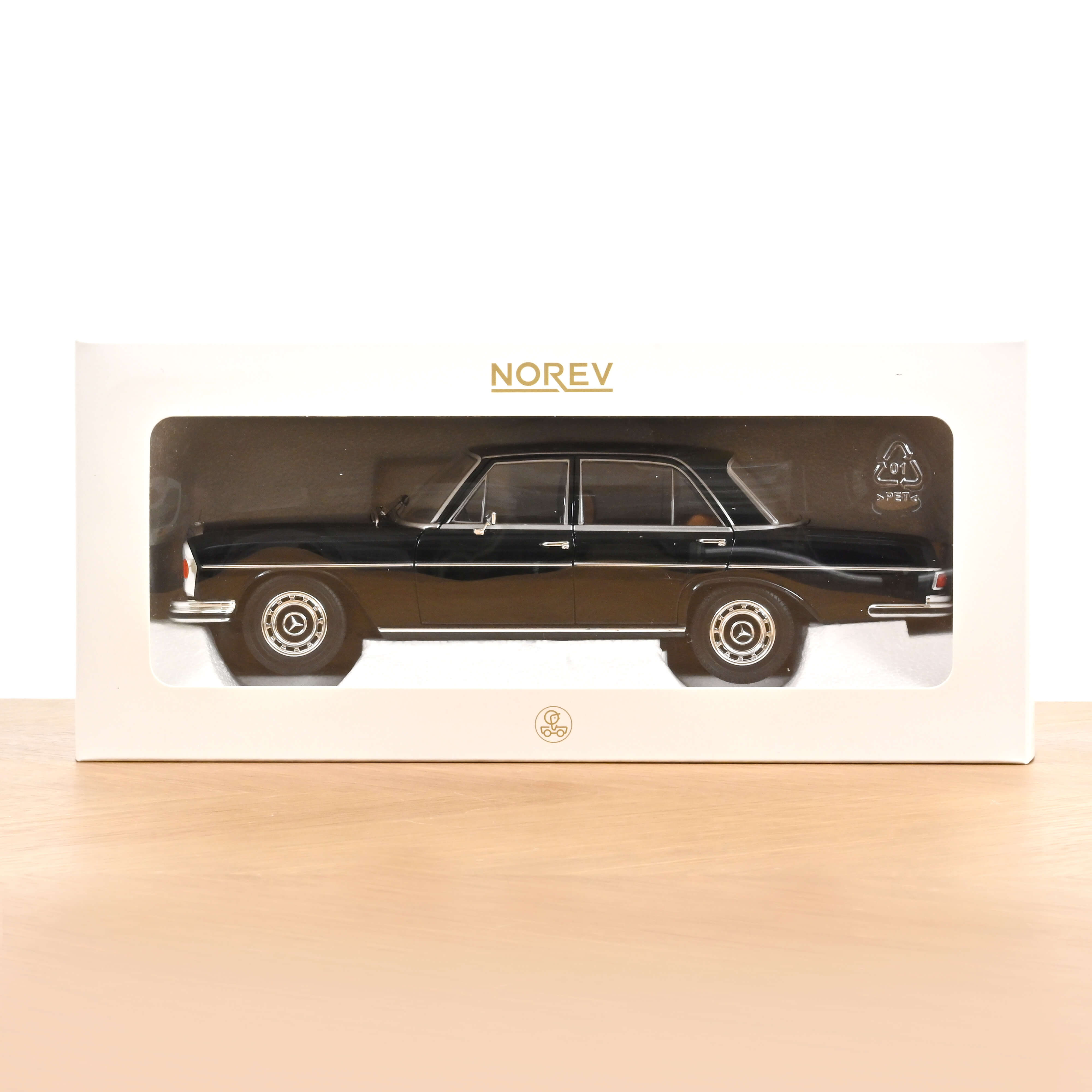 norev-mercedes-benz-280-se-w108-1968-modellino-auto-1-18-nero image 7