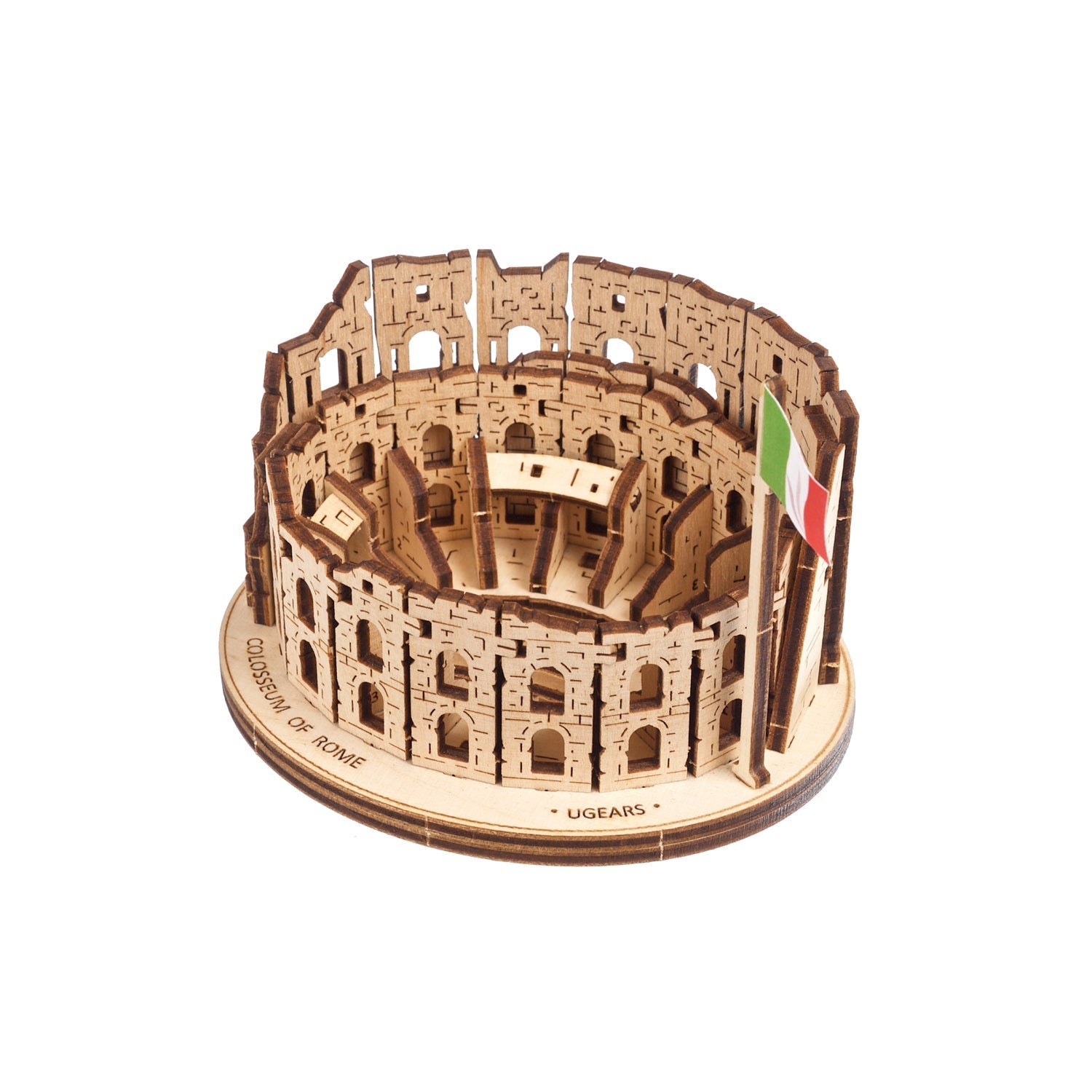 ugears-colosseo-di-roma-puzzle-3d-in-legno-meccanico image 2