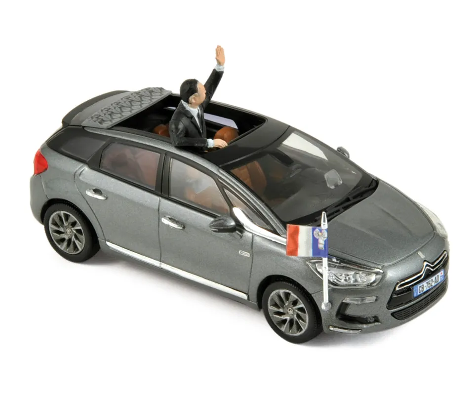 norev-citro-n-ds5-presidenziale-2012-fran-ois-hollande-modellino-1-43 image 1