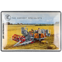 nostalgic-art-claas-the-harvest-specialists-targa-in-metallo-20x30-cm image 2