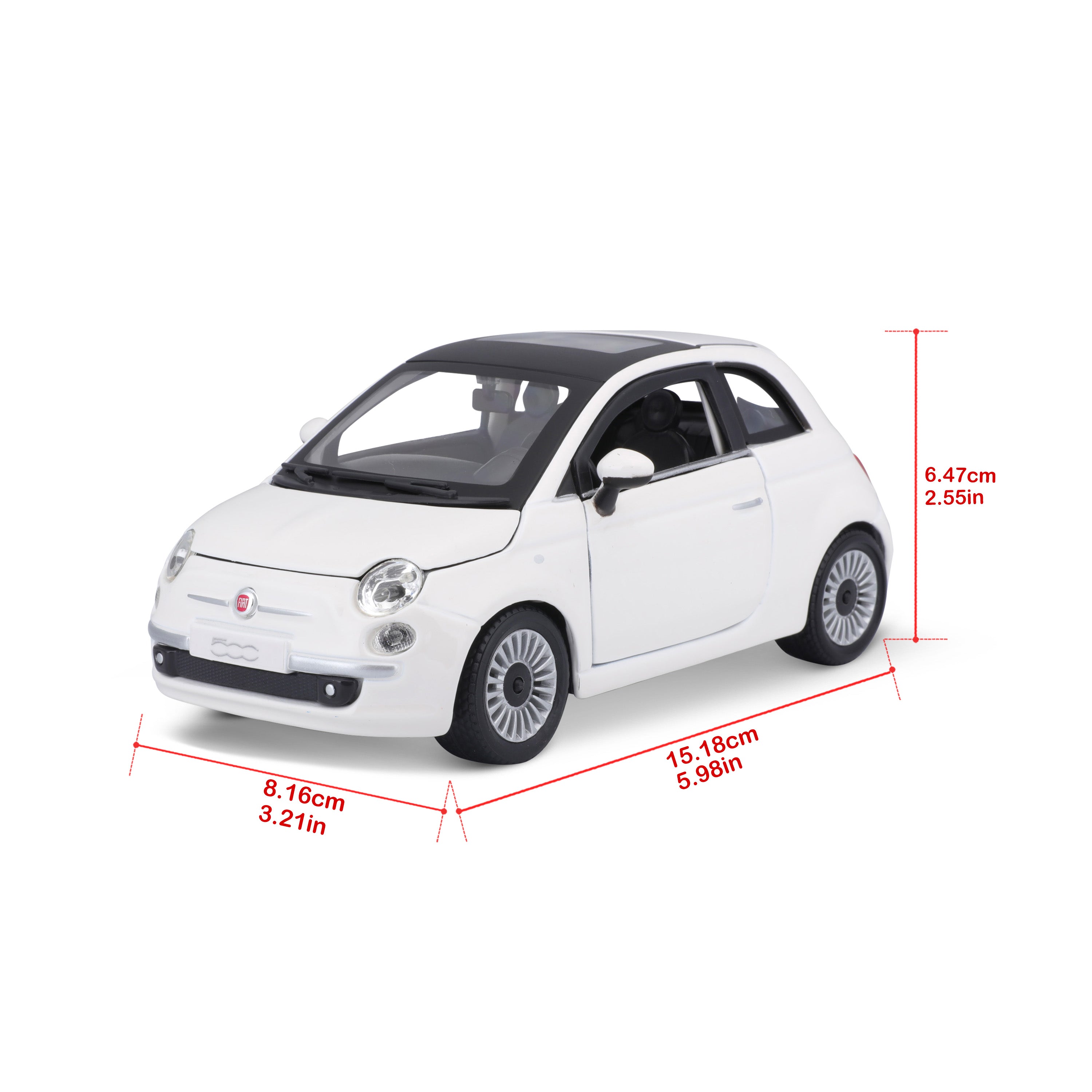 bburago-fiat-500-2007-1-24-bianca image 6