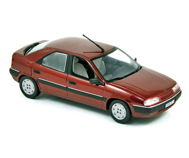 norev-citro-n-xantia-1993-modellino-1-43-rosso-scuro image 1