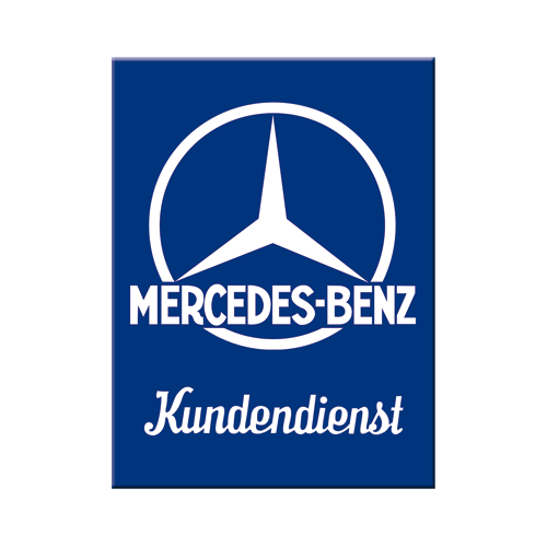 nostalgic-art-mercedes-benz-kundendienst-magnete-da-frigo-6x8-cm image 1
