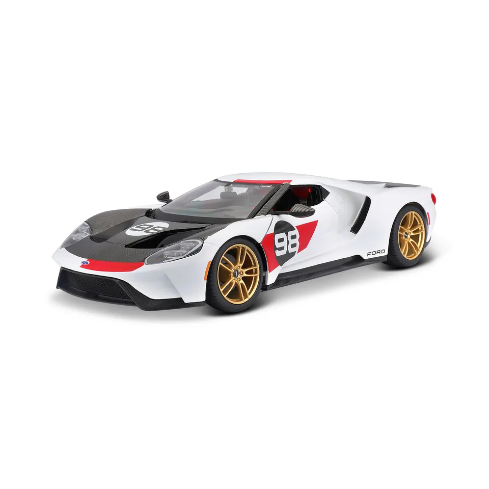 bburago-ford-gt-2021-heritage-edition-1-18-modellino-diecast-n-98 image 1