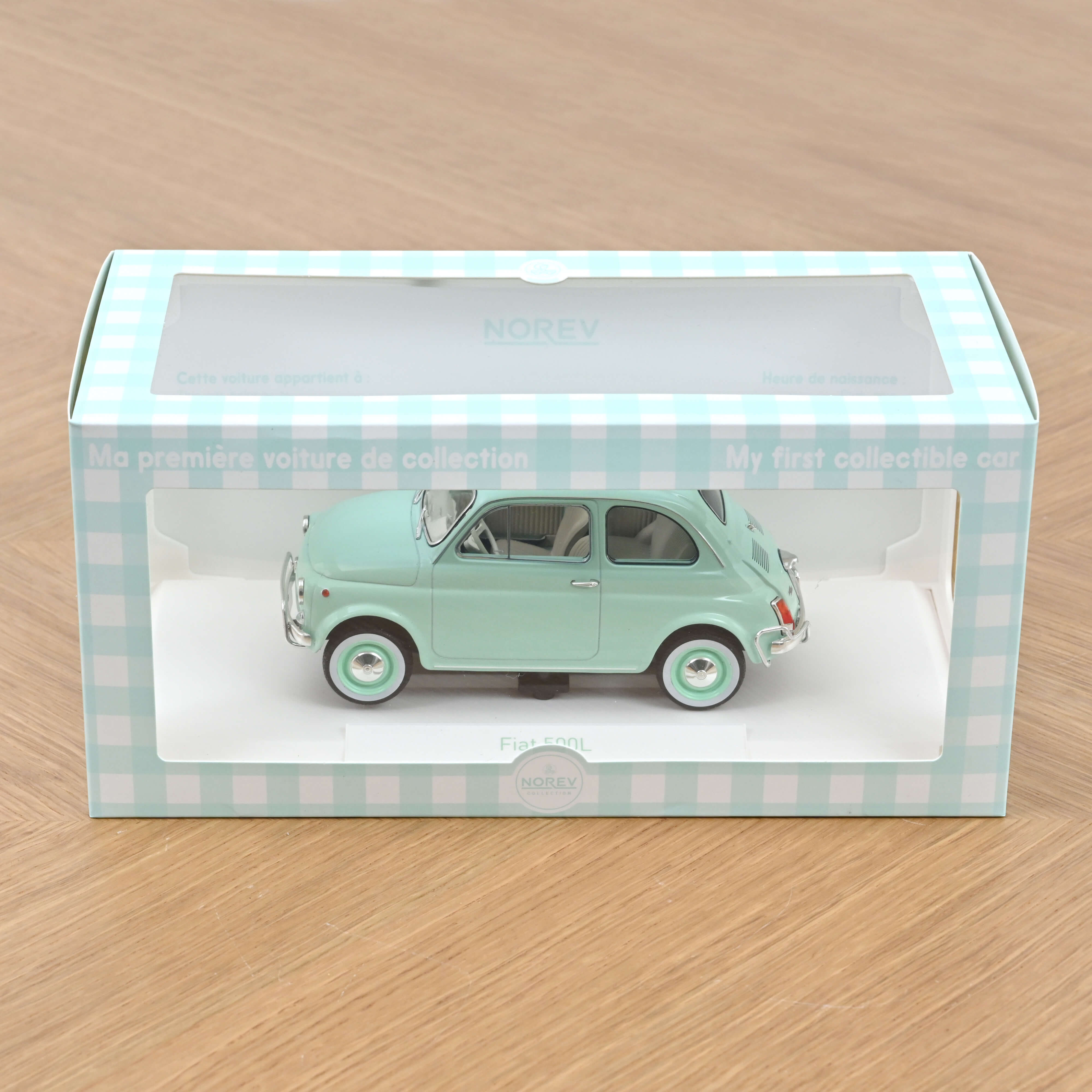 norev-fiat-500-l-1968-bleu-pastel-cadeau-de-naissance-modellino-auto-1-18 image 6