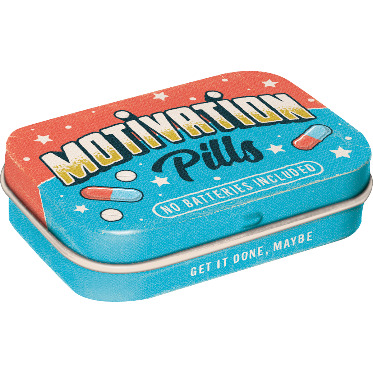 nostalgic-art-motivation-pills-mint-box-in-metallo-6x4x1-6-cm image 1
