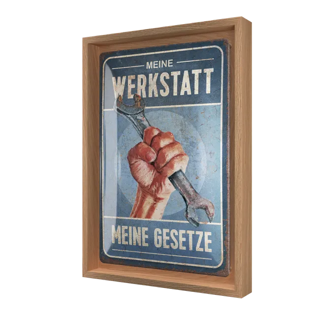nostalgic-art-meine-werkstatt-meine-gesetze-n-frame-m-edition-24x33-5-cm image 1