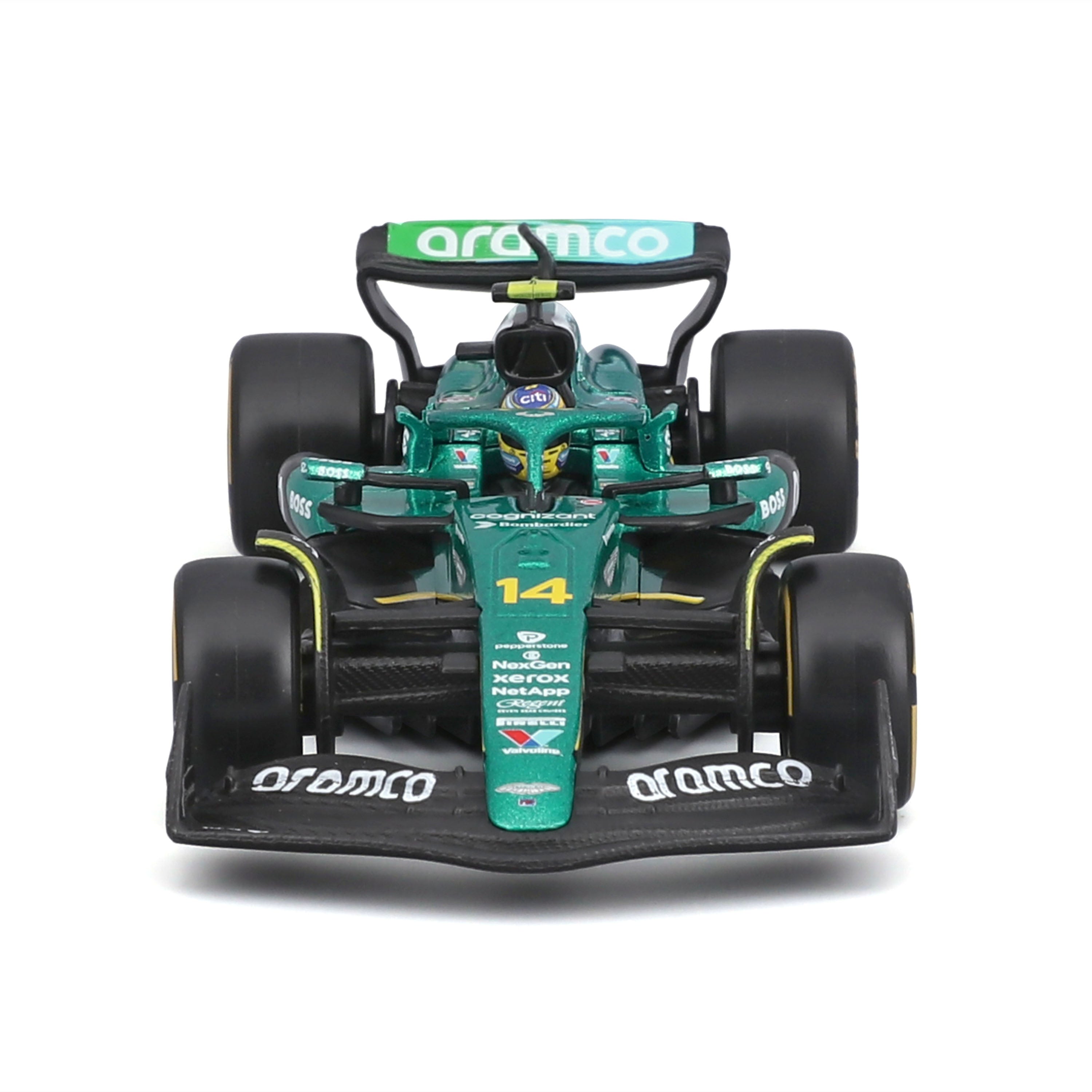 bburago-aston-martin-amr25-2025-14-alonso-1-43-con-casco-e-teca image 4