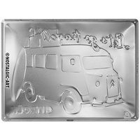 nostalgic-art-citroen-type-h-let-s-go-travel-targa-in-metallo-30x40-cm image 3