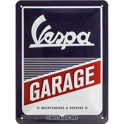 nostalgic-art-vespa-garage-targa-in-metallo-15x20-cm-2 image 1